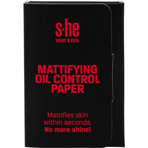 S-he colour&amp;amp;style mattifying oil control papirići za matiranje kože 1 kom Slike
