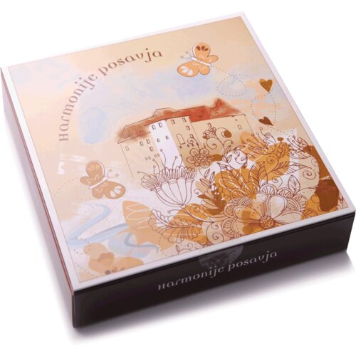 KUNEJ VINO &amp;amp; ČOKOLADA D.O.O. Bonboniera Harmonije Posavja &amp;ndash; 9 pralin, 130 g Slike