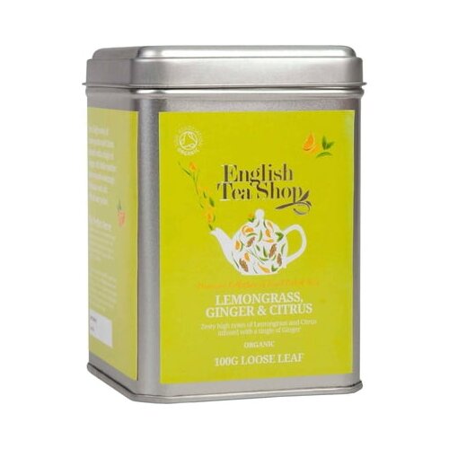 English Tea Shop Bio zeli&amp;scaron;čni čaj iz limonine trave, ingverja in citrusov - razsut Slike