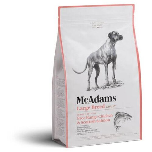 McAdams large breed free range chicken and salmon 10 kg Cene