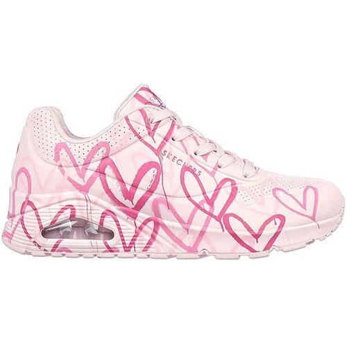 Skechers UNO - LOVING LOVE Ženske tenisice za slobodno vrijeme, bež, veličina Slike