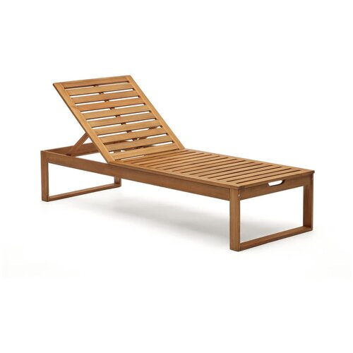 Kave Home Vrtna ležaljka od masivnog drveta u prirodnoj boji Sulamita – Cijene