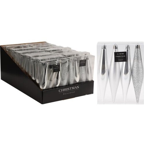  LEDENICE ZA BOR SET 4/1 SREBRNE Slike