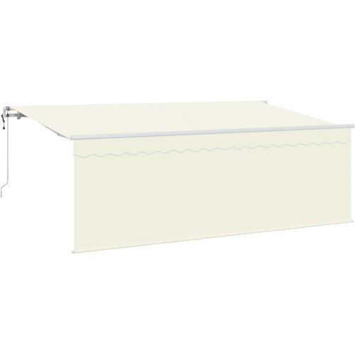  Povlačivi tende Krema 400 x 200 cm Poliester i aluminij Cijene