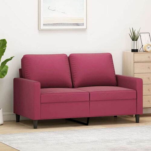  Dvosjed crvena boja vina 120 cm bar&amp;scaron;unasti Slike