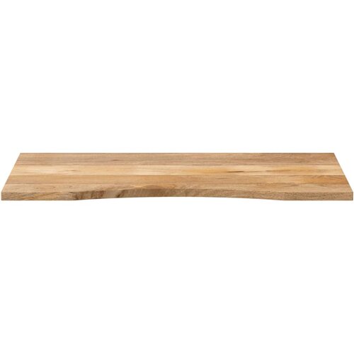  Ploča za radni stol zaobljena 140x50x2,5 cm od drva manga Slike