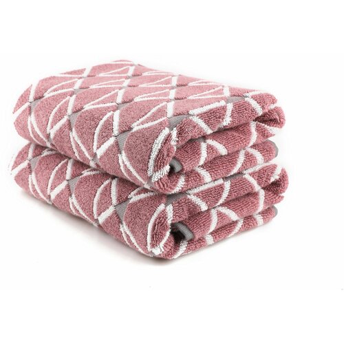  delta - rose rose bath towel set (2 pieces) Cene