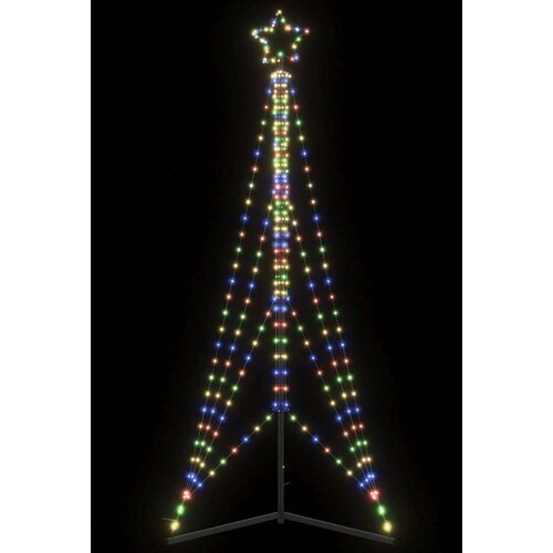 vidaXL LED božićno drvce 483 LED šarene 240 cm Cijene