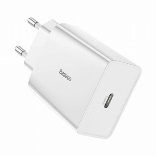 Baseus kućni punjač usb-c qc 20w mini white Cene