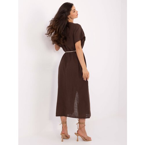 Och Bella Dress-TW-SK-BI-2022126.59-dark brown Cene