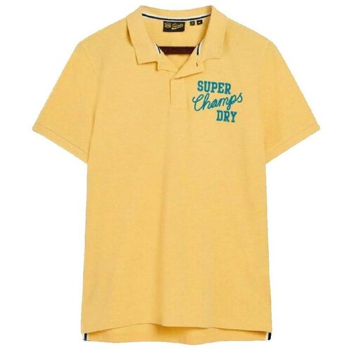Superdry Polo majice kratki rokavi Polo manches courtes Vintage Superstate jaune Rumena Cene