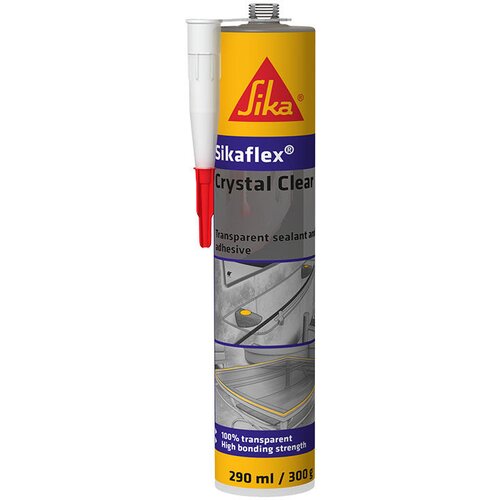 Sika SIKAFLEX CRYSTAL CLEAR 290ML PROVIDNO ELASTIČNO SREDSTVO ZA ZAPTIVANJE Slike