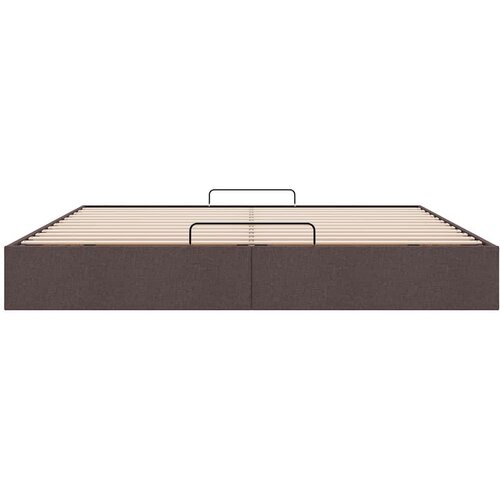 vidaXL Otomanski posteljni okvir brez vzmetnice temno rjava 180x200 cm Cene