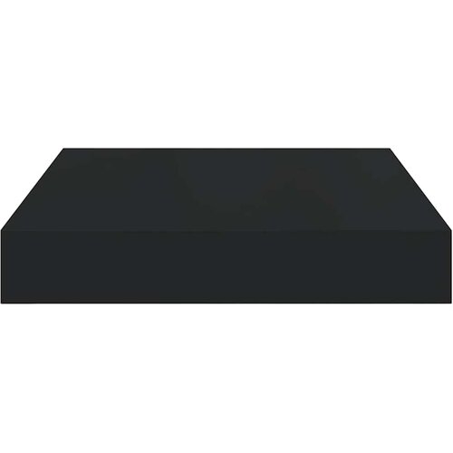  Plutajuće zidne police 2 kom crne 23 x 23,5 x 3,8 cm MDF Slike