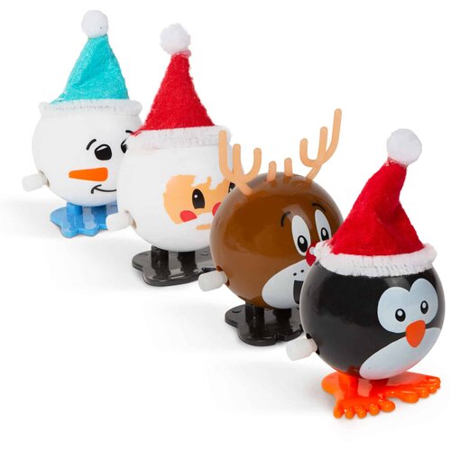 Family Christmas Božična figurica za navijanje "Crazy Santa" 8 cm Cene
