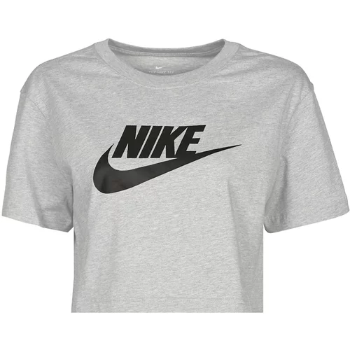 Nike Majice s kratkimi rokavi NSTEE ESSNTL CRP ICN FTR Siva