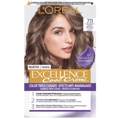 L´Oréal Paris Excellence Cool Creme 7.11-Intense Ash Blonde Permanent Dye 192 ml, (21334664) Cene