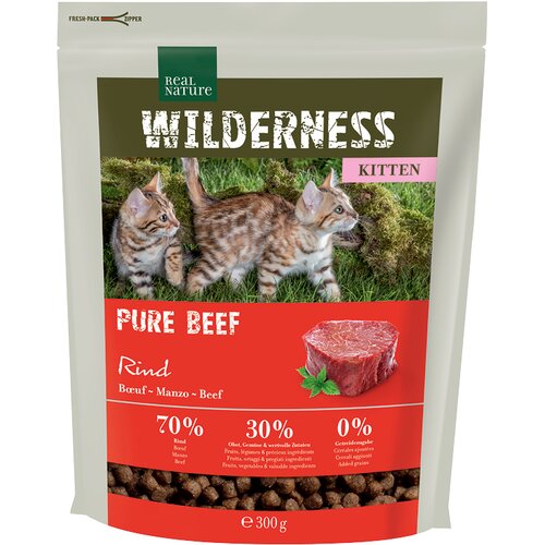 Real Nature Cat Wilderness Kitten govedina 300 g Cijene