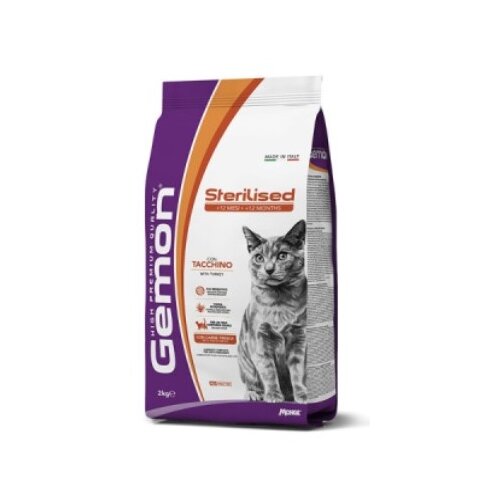 Monge Gemon hrana za mačke Sterilised - Turkey 2kg Cene