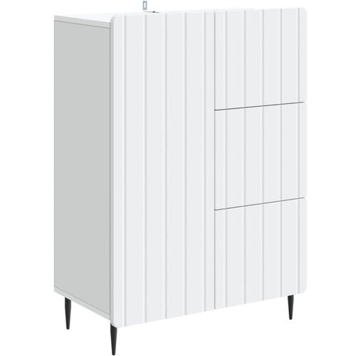 vidaXL Kreveta Bijela 66 x 34 5 x 91 5 cm Konstruirano drvo - Bijela Cijene