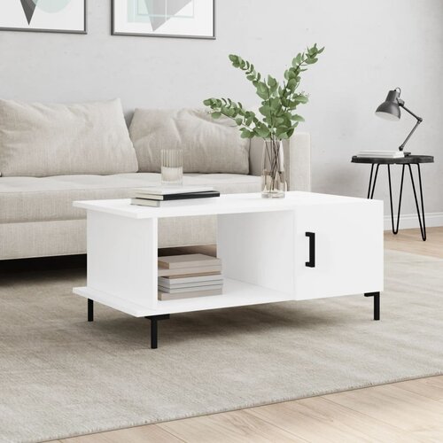 vidaXL Stolić za kavu bijeli 90 x 50 x 40 cm od konstruiranog drva Cijene