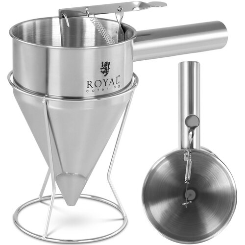 Royal Catering Dozator za smetanove omake, nerjaveče jeklo, &scaron;oba dia. 8 mm 1,2 l, (21389495) Cene