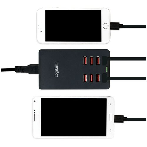 Logilink PA0140 PA0140 USB stanica za punjenje Utičnica Izlazna struja maks. 8800 mA 8 x USB Automatska detekcija Slike