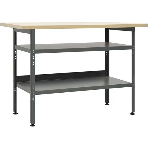  Radni stol sivi 120 x 60 x 85 cm čelični Cijene