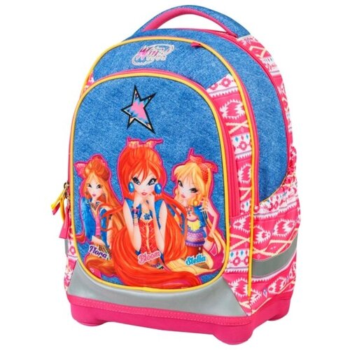  Ranac za devojčice Superlight Winx Etnic, Plavo-roze Slike