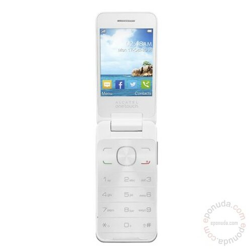 Alcatel One Touch 2012D Dual SIM Bela mobilni telefon Slike