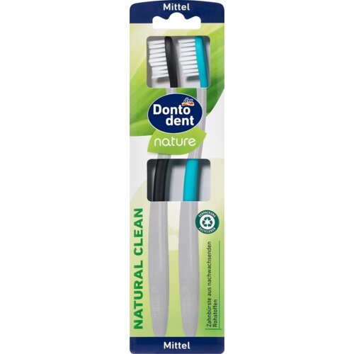 Dontodent NATURAL CLEAN nature četkice za zube - srednje tvrda 2 kom Cene