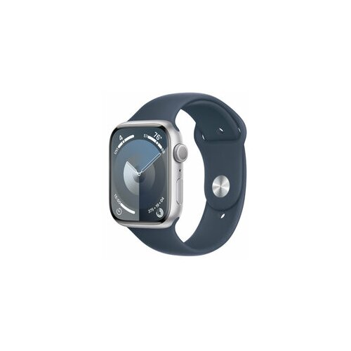 Apple watch S9 gps mr9e3se/a 45mm silver alu case w storm blue sport band - m/l, pametni sat Cene