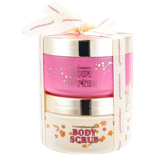 Simple Pleasures set za negu tela (scrub, butter, 2 x 250 ml) Slike