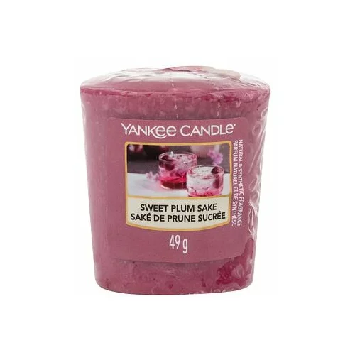 Yankee Candle sweet Plum Sake dišeča svečka 49 g unisex