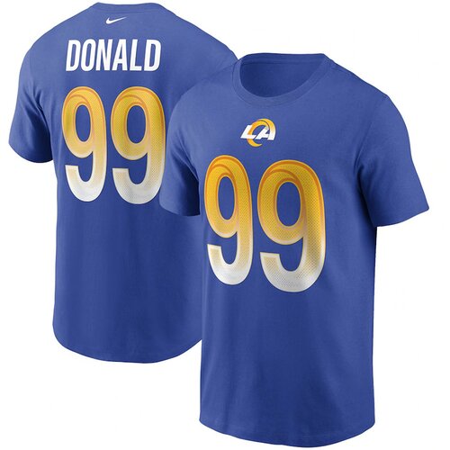 Nike mu&amp;scaron;ka Aaron Donald 99 Los Angeles Rams Player majica Slike