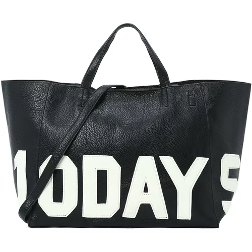 10Days Shopper torba crna / bijela