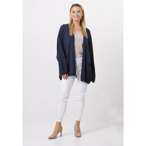 Zaiia Woman&amp;#039;s Sweater ZASW04 Navy Blue Slike