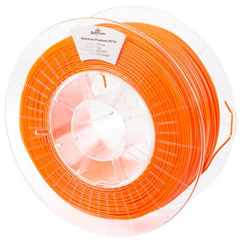 Simpo Polnilo za 3D tiskalnik, Premium PET-G, 1,75 mm, 1 kg, levje oranžna Slike
