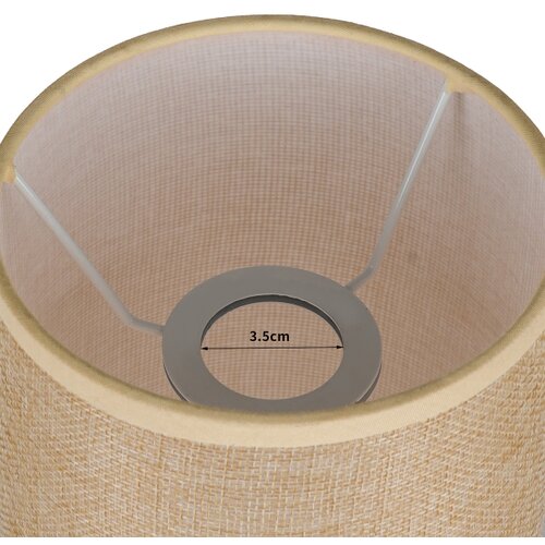 Brilagi abažur za stonu lampu tablon E27, prečnik 14 cm, bež Slike