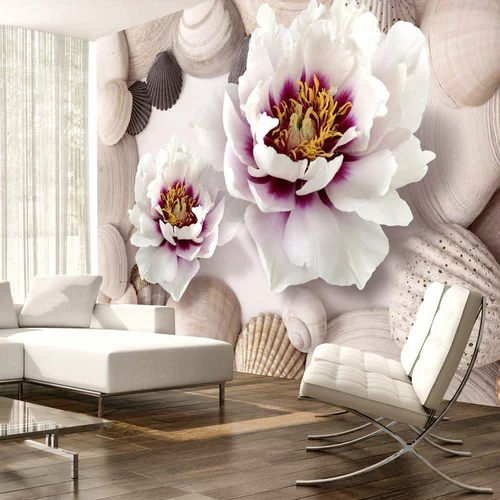  tapeta - Flowers and Shells 100x70