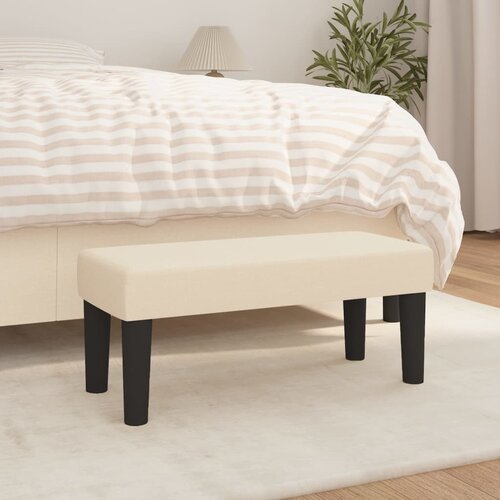  Klupa krem 70 x 30 x 30 cm od tkanine Cene