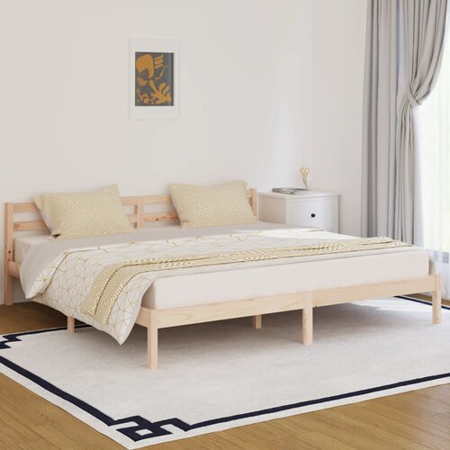 VidaXL 810450 Bed Frame Solid Wood Pine 200x200 cm Slike