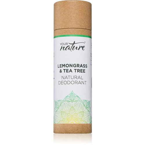 Your Nature Natural Deodorant čvrsti dezodorans Lemongrass &amp;amp; Tea Tree 70 g Slike