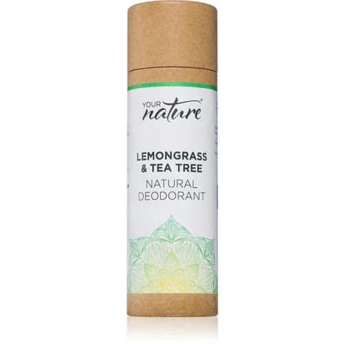 Your Nature Natural Deodorant čvrsti dezodorans Lemongrass & Tea Tree 70 g