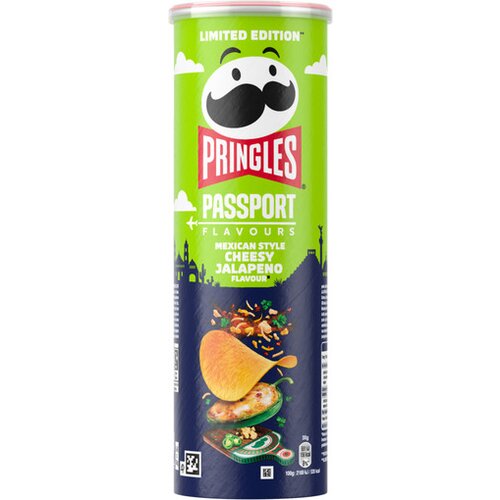 Pringles Čips Passport Mexican style Cheesy Jalapeno 165g Cene
