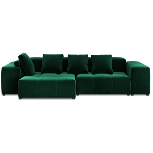 Cosmopolitan Design Zelen žametni kotni kavč (obojestranski) Rome Velvet - Cosmopolitan Design Slike