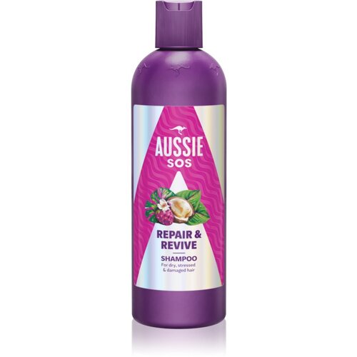 Aussie SOS Repair &amp;amp; Revive hranjivi &amp;scaron;ampon za iscrpljenu kosu i vlasi&amp;scaron;te 500 ml Slike
