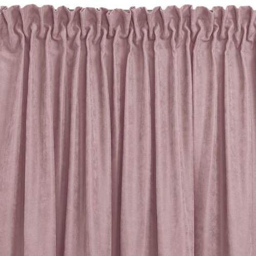  Curtain MILANA color pink style classic dragon tape transparent 10 cm with fringe 3 cm chenille 560x300 HOMEDE Cene