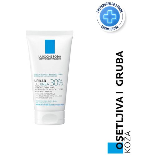 LAROCHE-POSAY Lipikar Gel Urea 30% globinsko vlažilni gel za trdo kožo 50 ml Cene