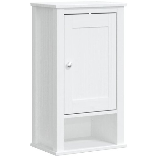 Maison Chic Kopalniška stenska omarica - Kopalniške omarice BERG bela 40x27x71,5 cm borovina, (21794771) Cene